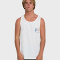 Crayon Wave Premium Tank Top - Off White