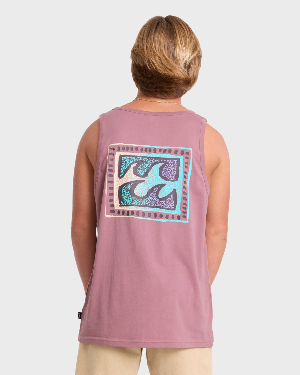 Crayon-Wave-Premium-Tank-Top-Red-Dahlia-2