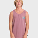 Crayon Wave Premium Tank Top - Red Dahlia