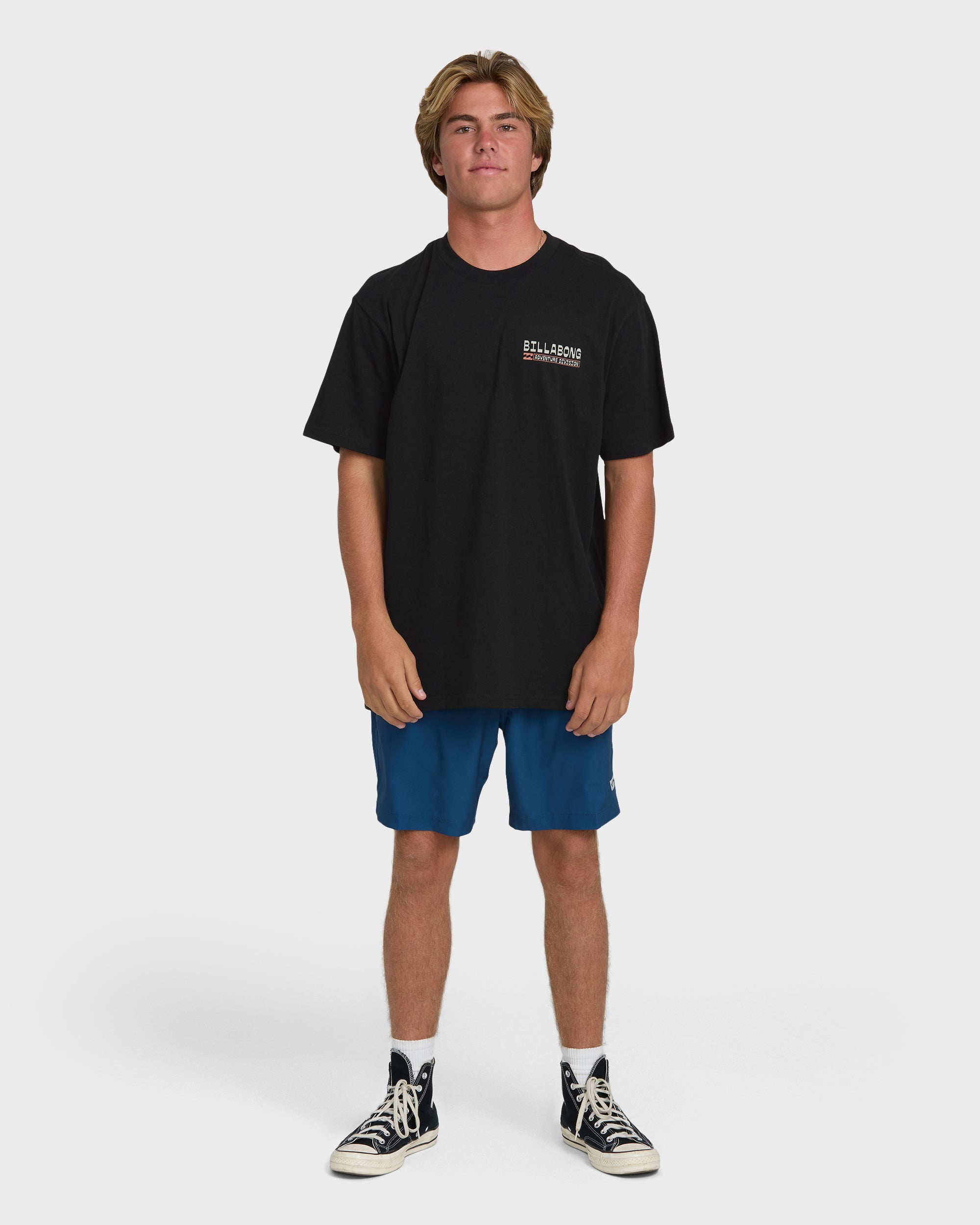 A/Div Agave Premium Short Sleeve Cotton T-Shirt - Black | Billabong