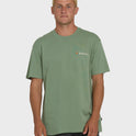 Making Tracks Premium Short Sleeve Knit T-Shirt - Hedge Green