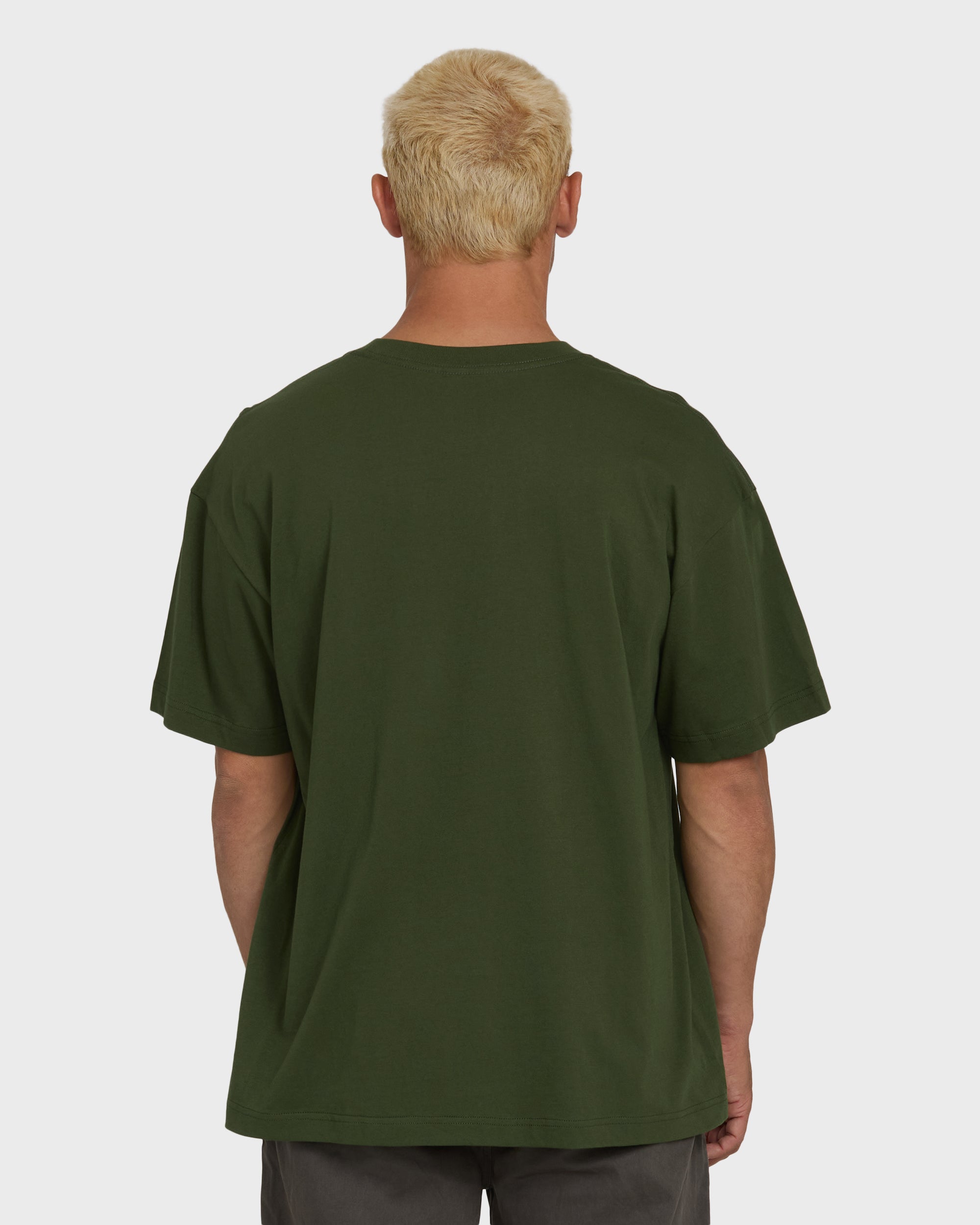 BILLABONG シーガル オリーブグリーン Shine OG Short Sleeve Cotton T-Shirt - Rifle Green | Billabong