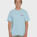 Dim Arch Premium Short Sleeve Knit T-Shirt - Coastal Blue