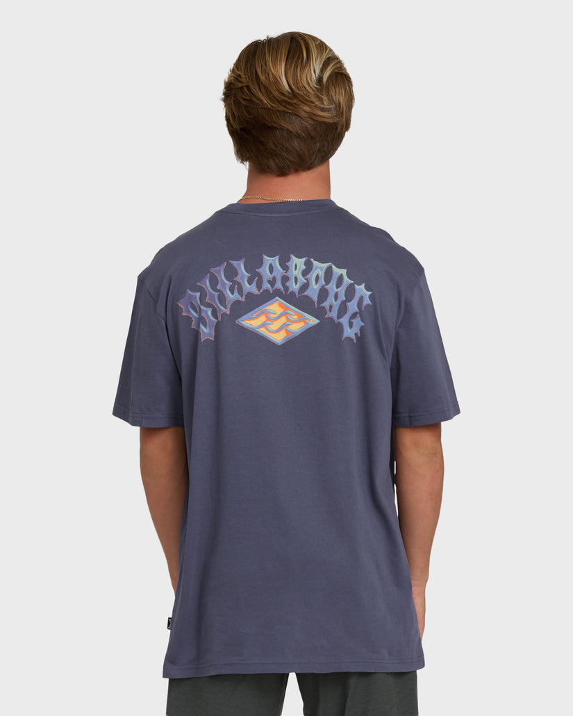 Comp.arch Dim Rood Dim Arch Premium Short Sleeve Knit T-Shirt - Graystone | Billabong