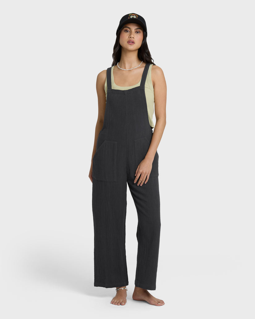 Pacific Time Jumpsuit - Black Sands
