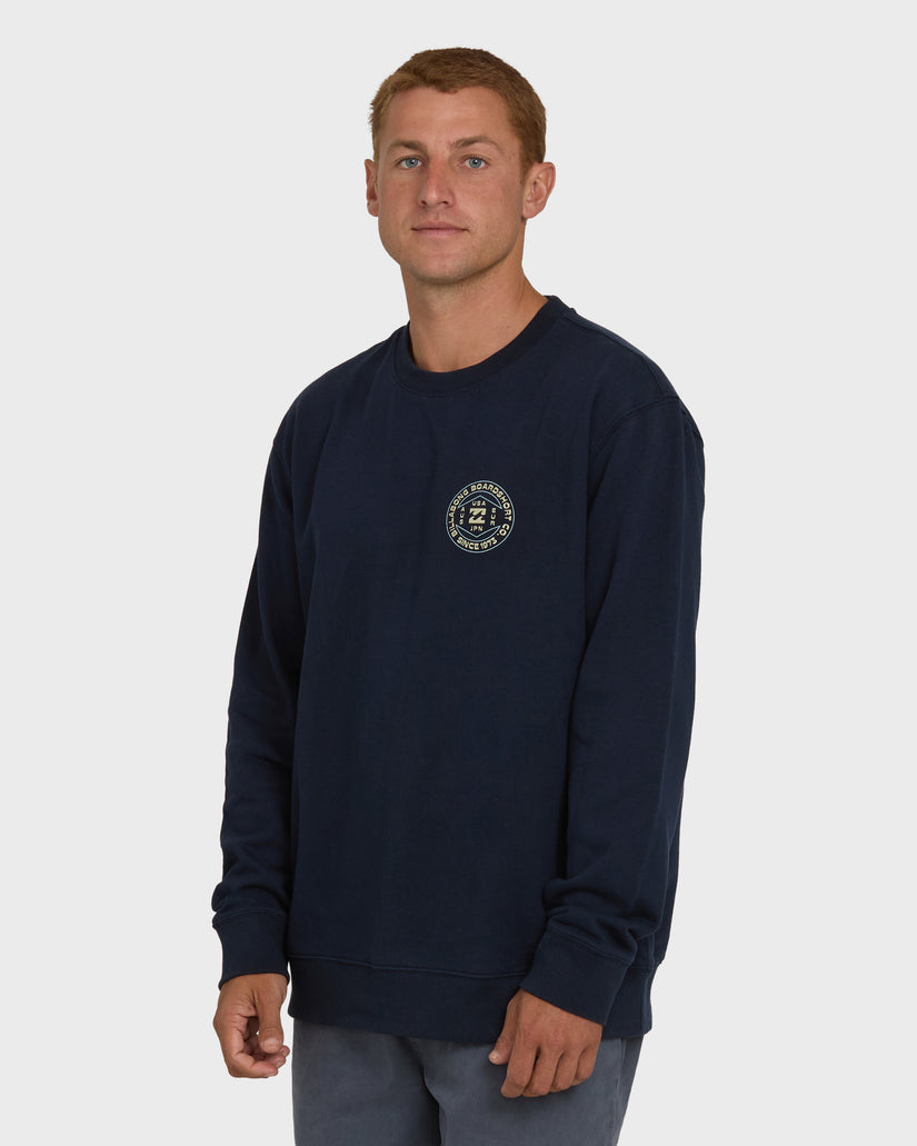 Rotation-Crewneck-Sweatshirt-Dark-Navy-3