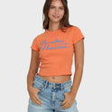 Paradise Horizon Short Sleeve T-Shirt - Saffron
