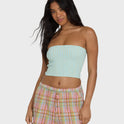 Sweet Check Woven Shorts - Party Pink