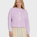 Echo Burnout Crewneck Sweatshirt - Sweet Lilac