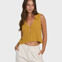 Need Now Sweater Tank Top - Wild Honey