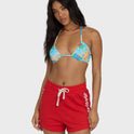 Vacay Forever Knit Shorts - Fiesta Red