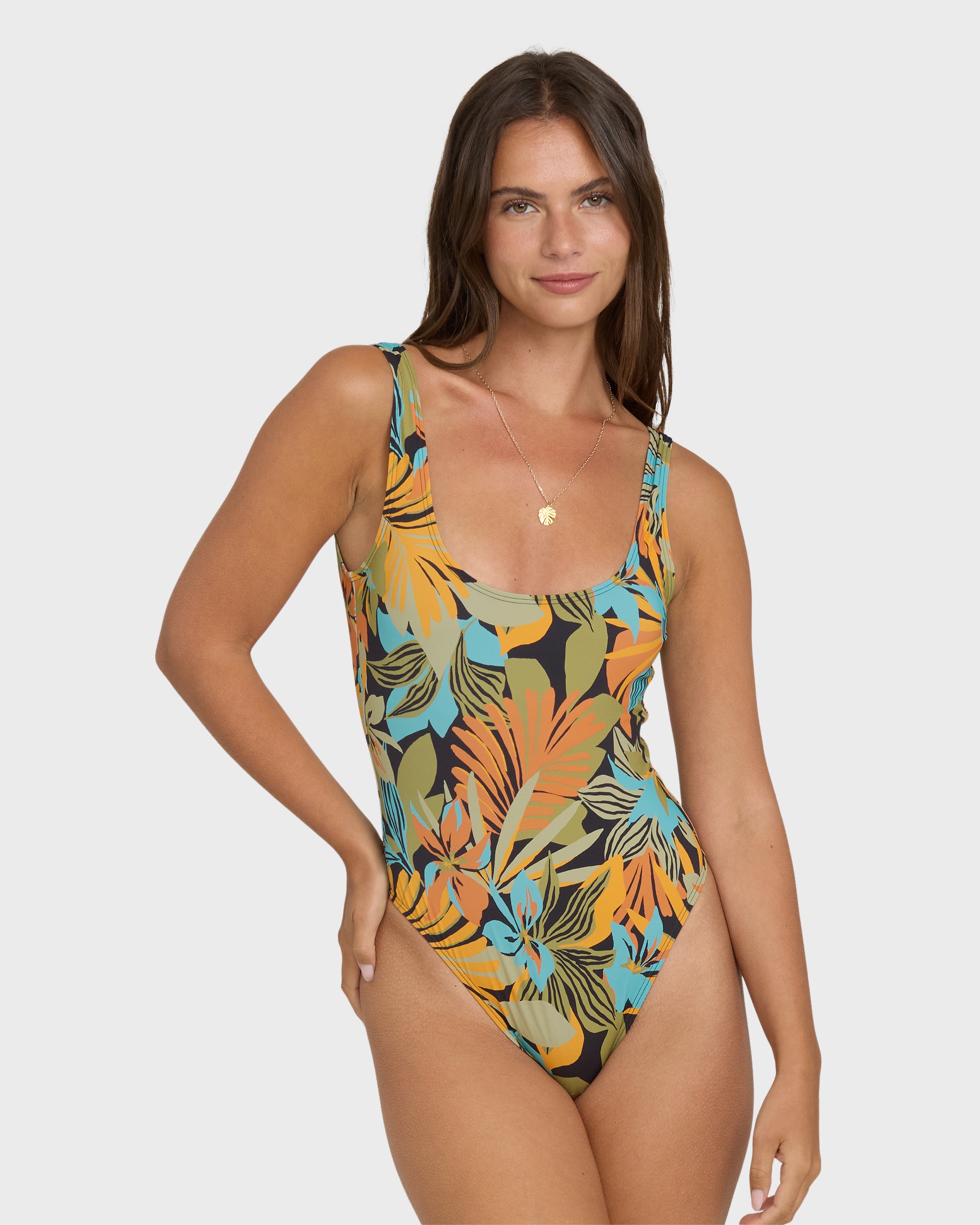 Des Tropiques One-piece Swimsuit - Black Multi | Billabong