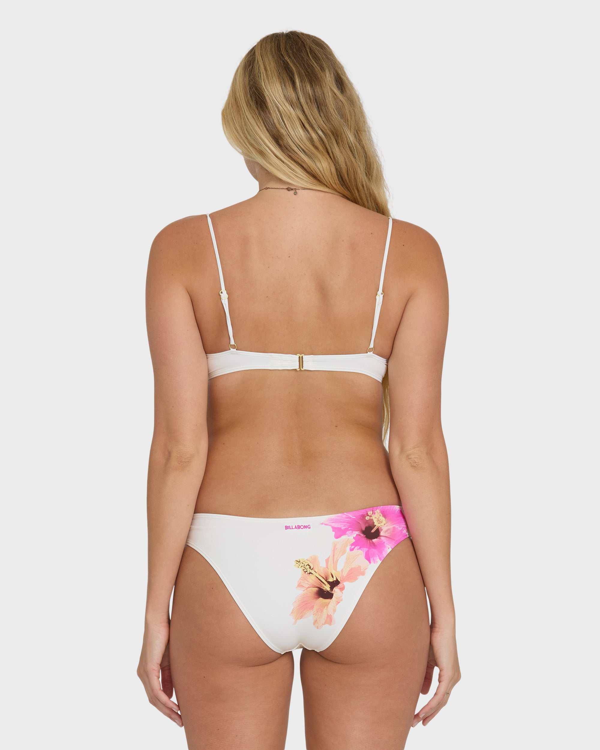 Sunny Shore Jaclyn Crop Bralette Bikini Top - Salt Crystal | Billabong