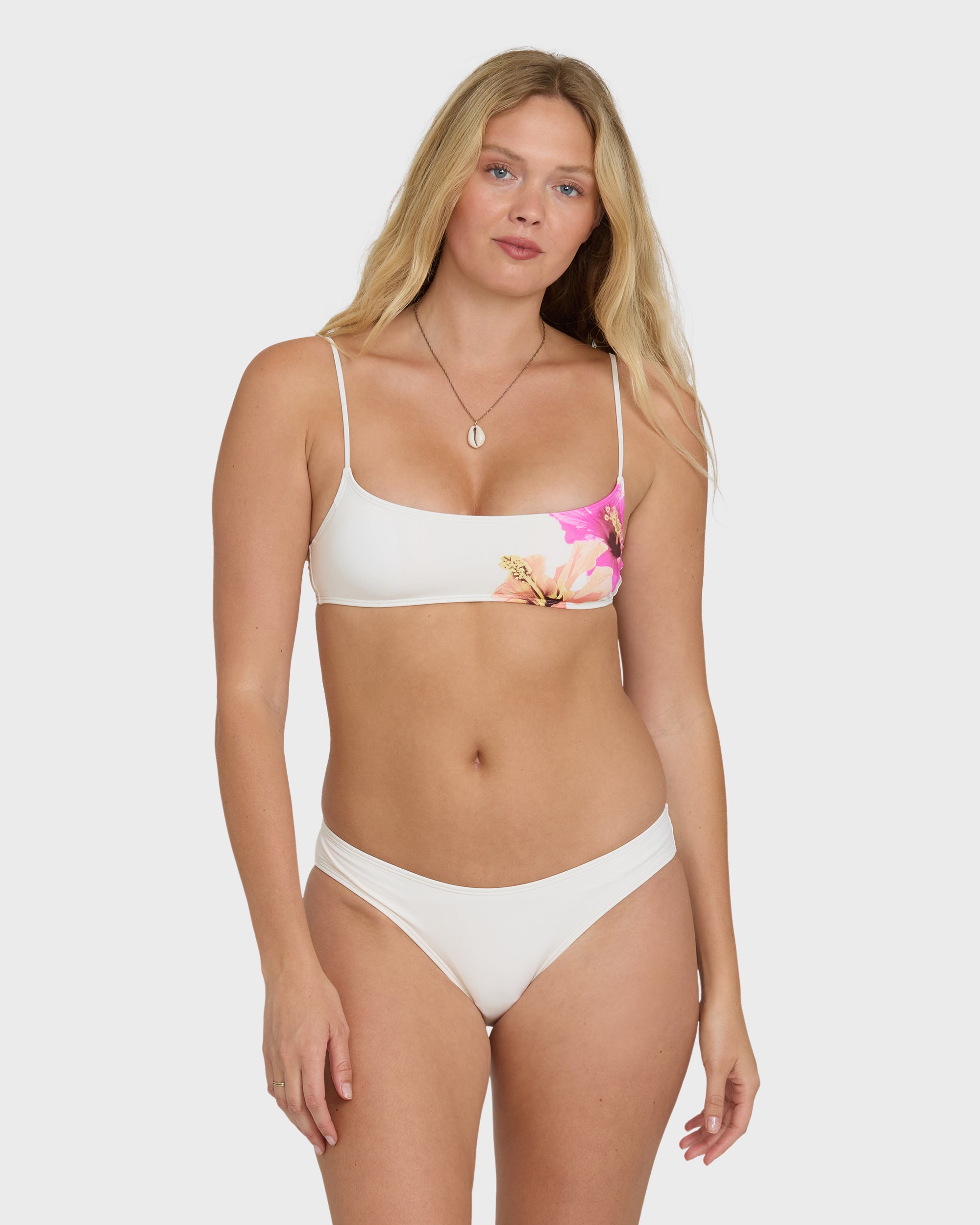 Sunny Shore Bondi Medium Bikini Bottom - Salt Crystal | Billabong