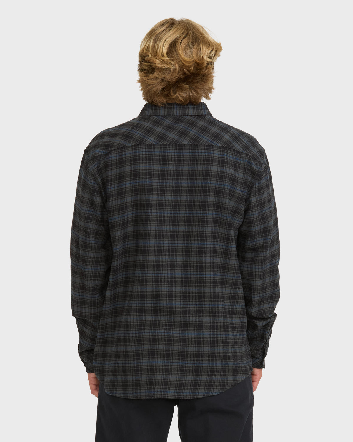 
Coastline Long Sleeve Flannel Shirt - Raven