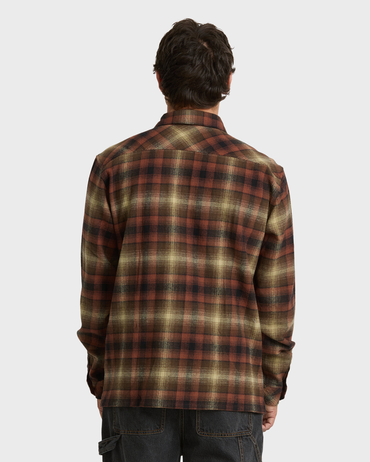 
Offshore Long Sleeve Cotton Flannel Shirt - Tortoise Shell