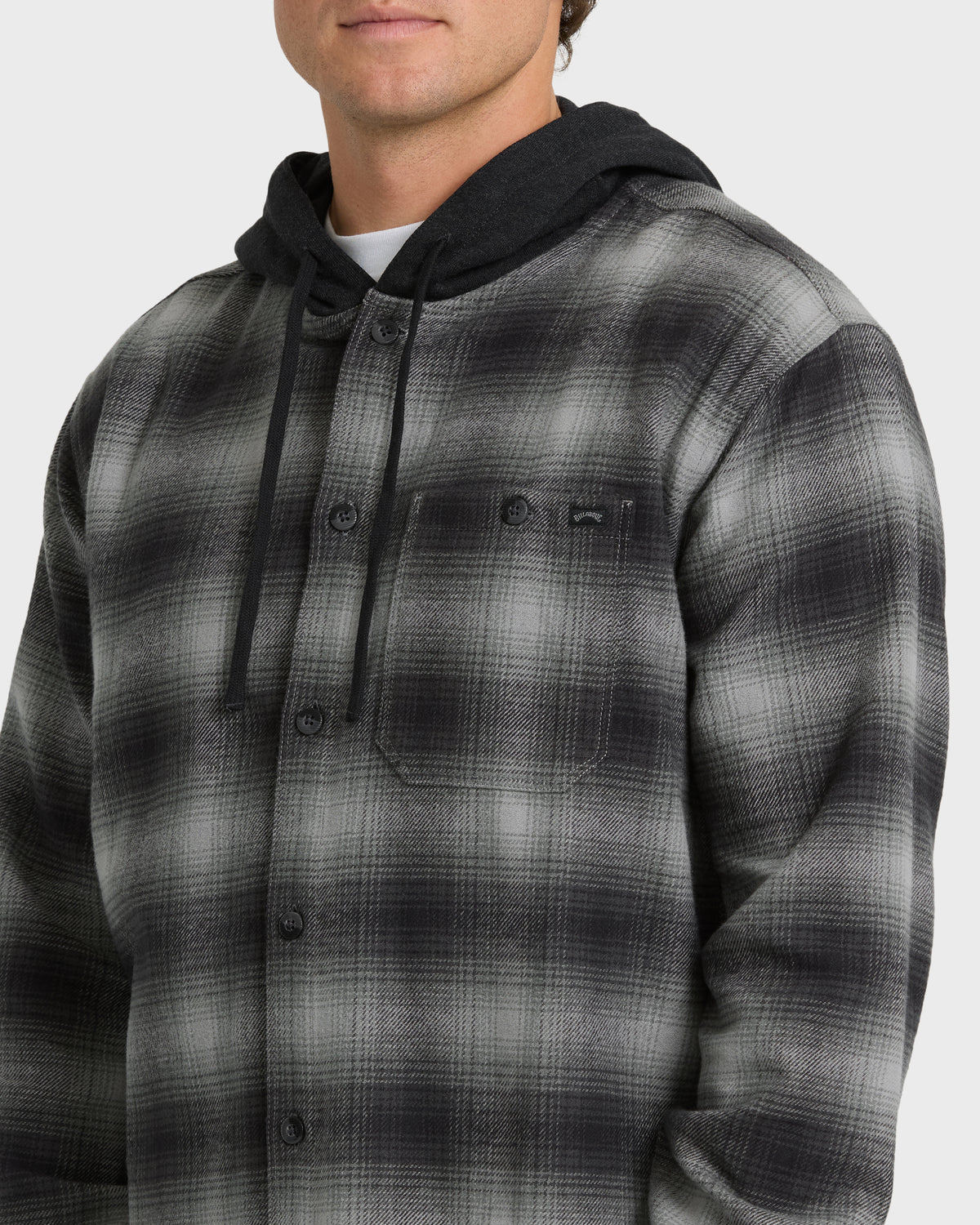 
Baja Long Sleeve Flannel Shirt - Raven