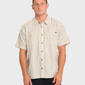 Vista Short Sleeve Woven Shirt - Off White