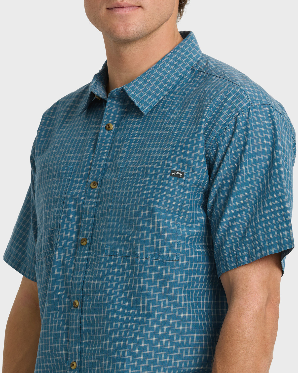 
Vista Short Sleeve Woven Shirt - Real Teal