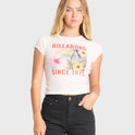 Take A Moment Short Sleeve Knit Graphic T-Shirt - Salt Crystal