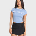 Sand Drifter Short Sleeve Cotton T-Shirt - Blue Horizon