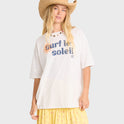 Surf Le Soleil Short Sleeve Cotton T-Shirt - Salt Crystal