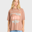 Take A Tour Short Sleeve Cotton T-Shirt - Sugar Almond
