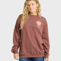 Light In View Crewneck Sweatshirt - Espresso