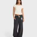 Midnight Session Fleece Pants - Off Black