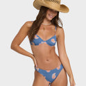 Western Sky Demi Underwire Bikini Top - True Navy