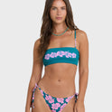 Mahalo Baby Reversible Tully Tube Bikini Top - Deep Lagoon