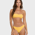 Crinkle Crush Sweetheart Bandeau Bikini Top - Sundress