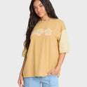Avante Short Sleeve Cotton Jersey T-Shirt - Curry