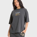 Paradise 73 Short Sleeve Cotton T-Shirt - Black Sands