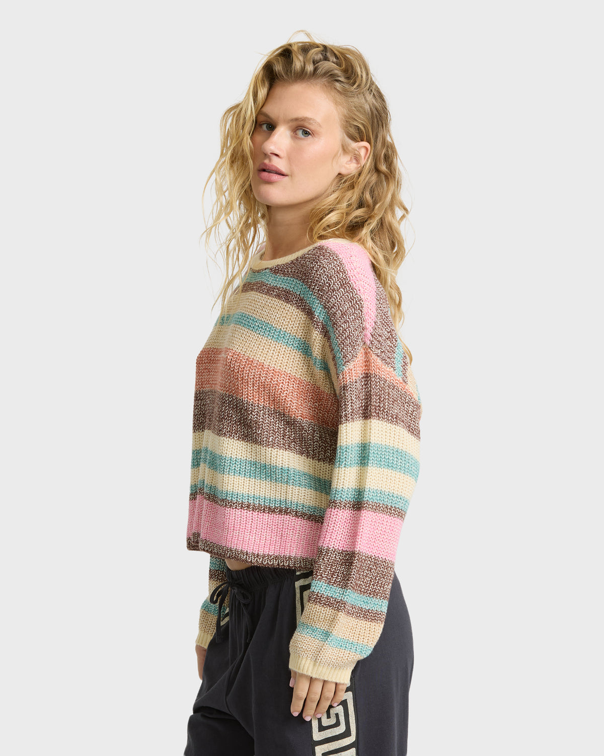 
Lit Light Crewneck Sweater - Teak