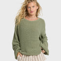Open Air Crewneck Sweater - Army Green