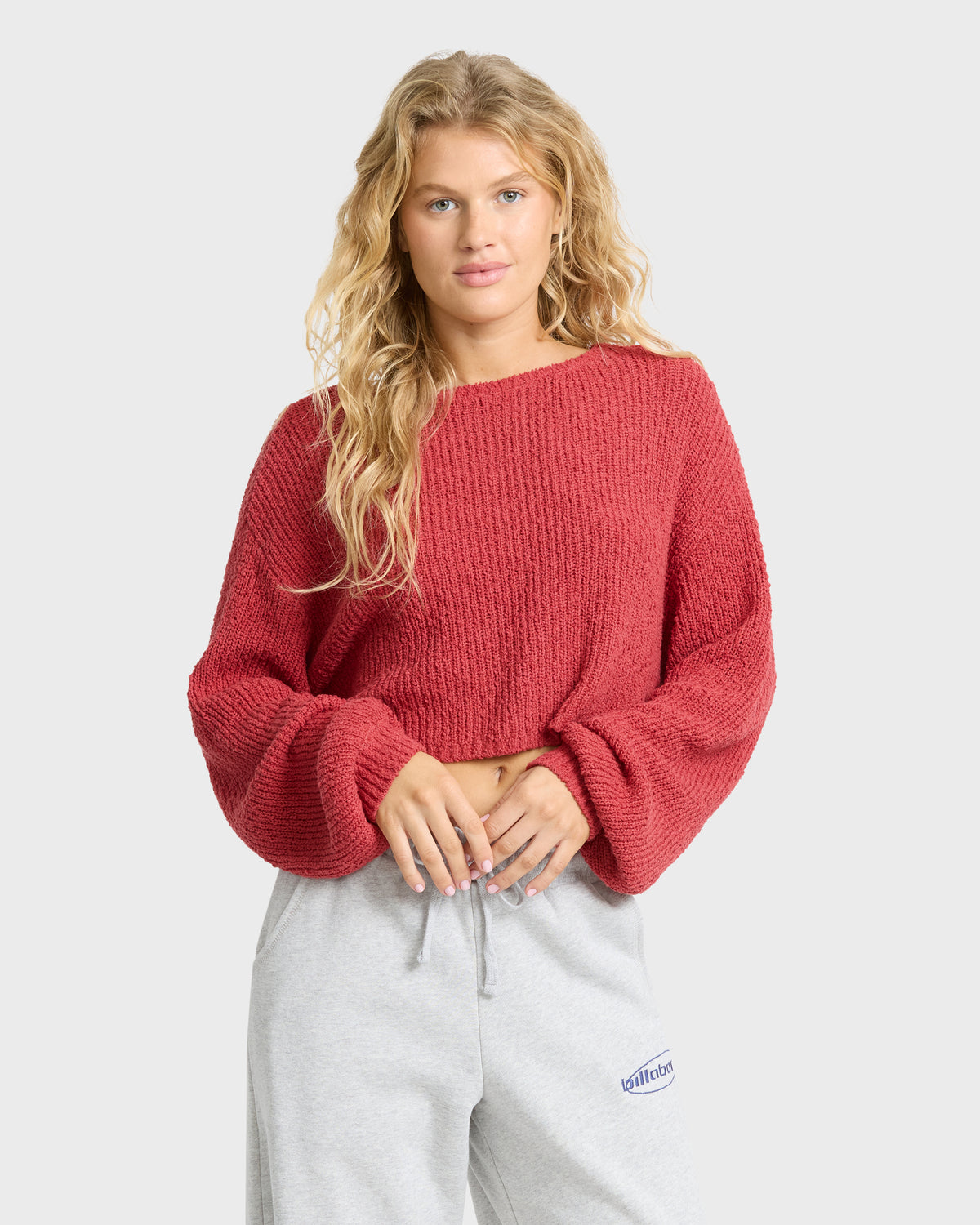 
Open Air Crewneck Sweater - Mineral Red