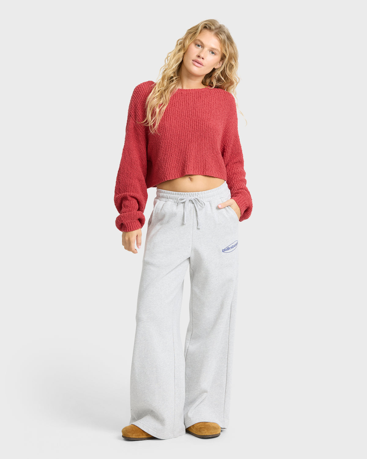 
Open Air Crewneck Sweater - Mineral Red