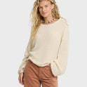 Open Air Crewneck Sweater - White Cap