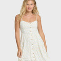 Prairie Days Mini Dress - Salt Crystal