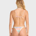Love Crush Reversible Tie-Side Dippi Bikini Bottoms - White Multi
