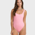 Summer Hi Tanker One Piece Swimsuit - Pink Sand