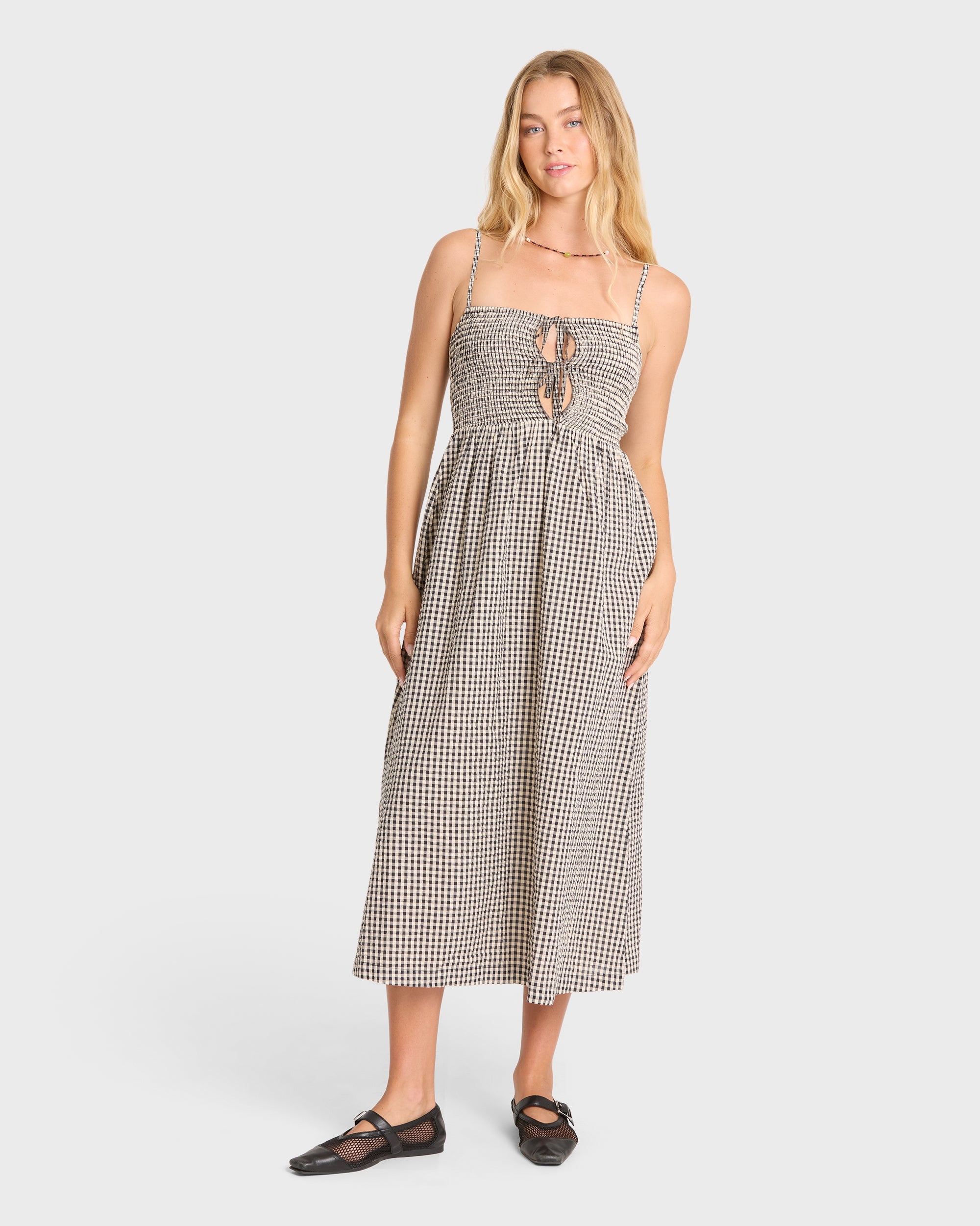 versatile midi dresses Z Supply Blue Light Charlotte Dress Order now Office Work Dresses for Women