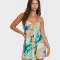 In A Twist Romper - Blue Multi