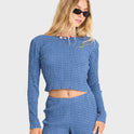 Twilight Dreamer Long Sleeve Woven Shirt - True Navy