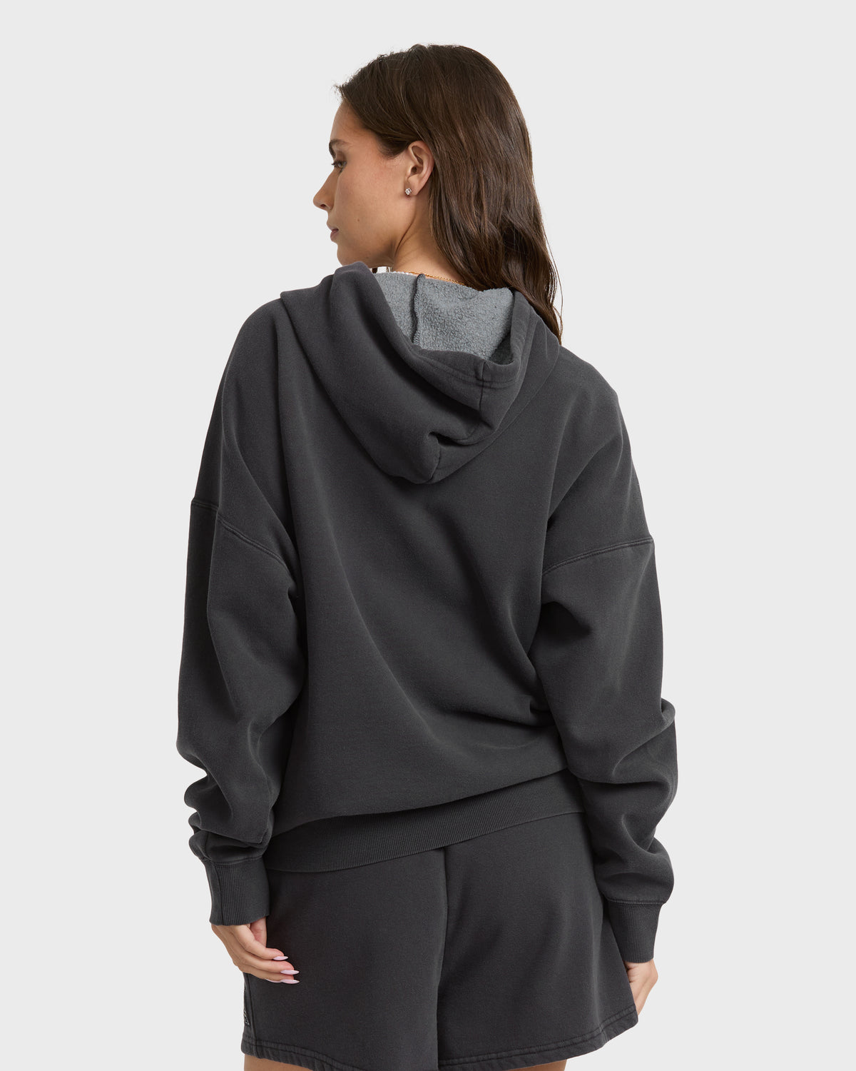 
All Stacked Pullover Hoodie - Black Sands