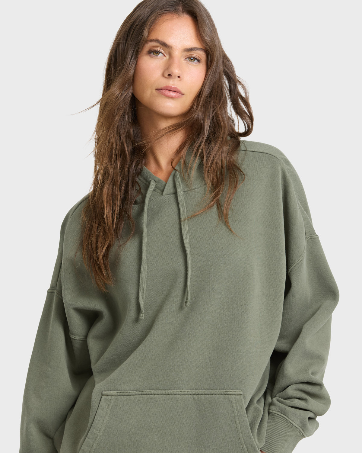 
All Stacked Pullover Hoodie - Canteen