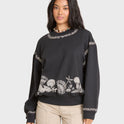 Sea Treasure Kendal Crewneck Sweatshirt - Black Sands