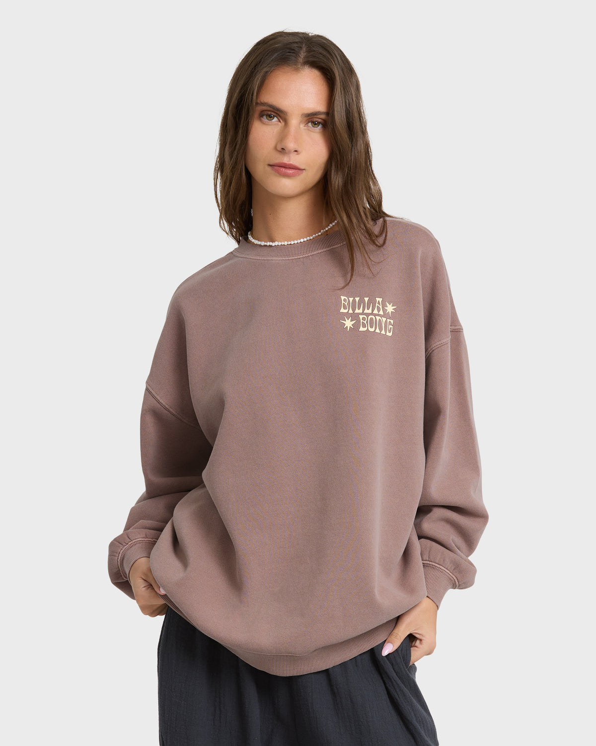 
Ride In Crewneck Sweatshirt - Acorn