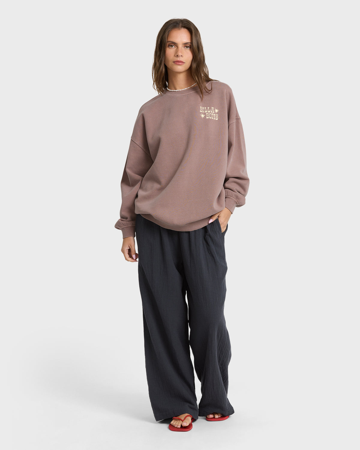 
Ride In Crewneck Sweatshirt - Acorn